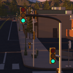 Automated traffic light with 3 modes preview