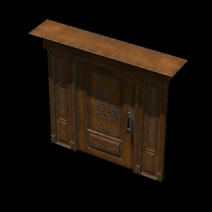 Wooden door #1