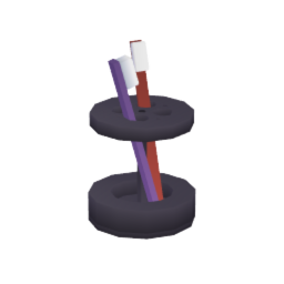 Toothbrushes w/ Holder