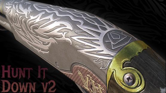 SAWED OFF | HUNT IT DOWN v2 (gold)