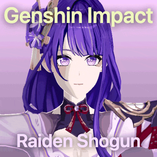 🧩 Cel Studio - Genshin Impact: Raiden Shogun