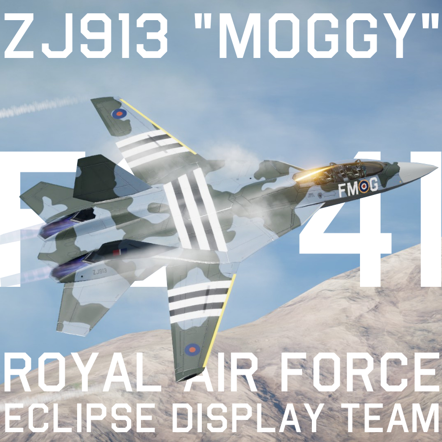 RAF Eclipse Display Team ZJ913 ‘Moggy’