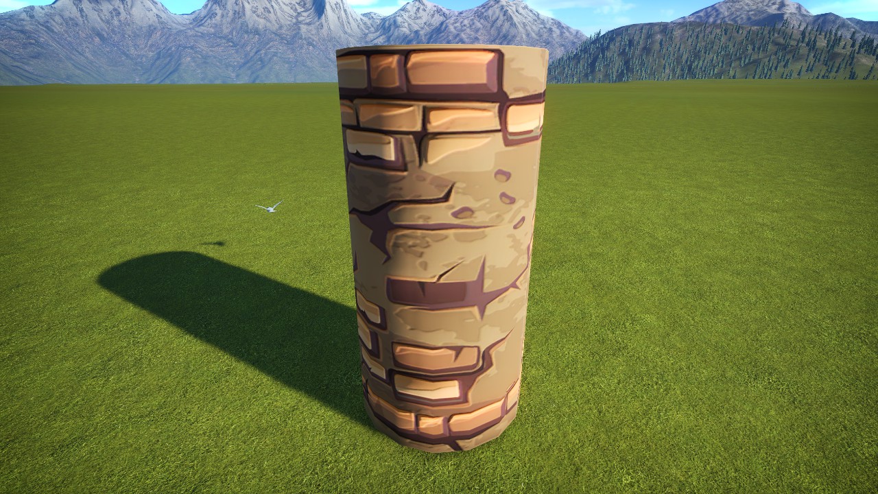 KPR - Cartoon Wall1 4m Slim Tower