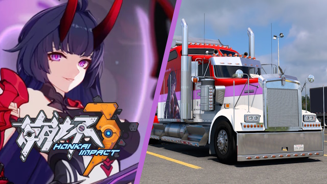 Kenworth W900 Raiden Mei (Herrscher of Thunder) - Honkai Impact 3 [Combo Skin]