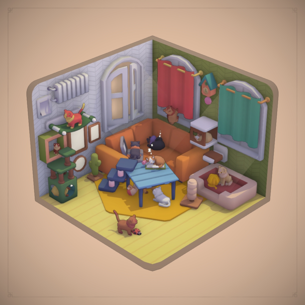 Catastrophe- Cat living room