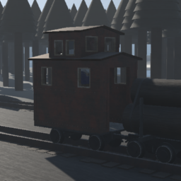 3' Gauge Bobber Caboose