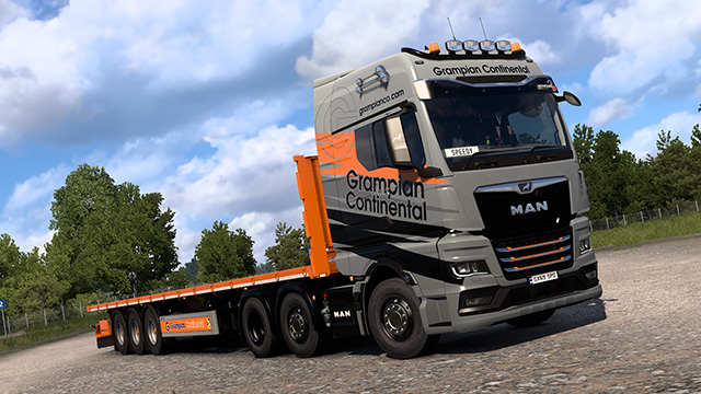 Grampian Continental - MAN TGX & Krone Profiliner HD