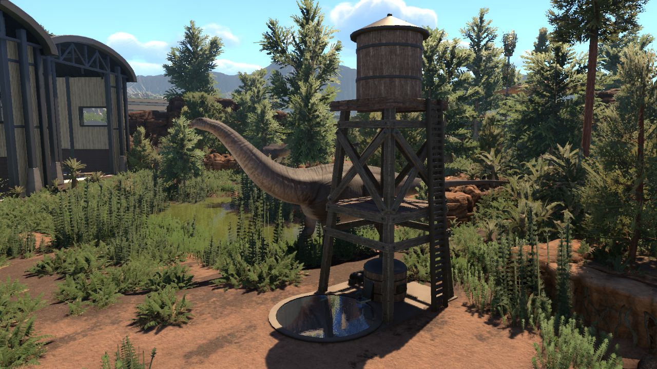 Small Water Tower (Rustic)
