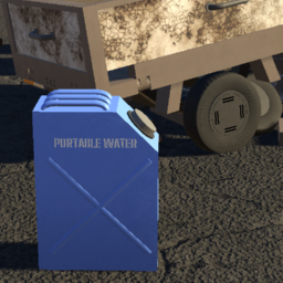 Simple Jerry Can (Water/Light Blue)
