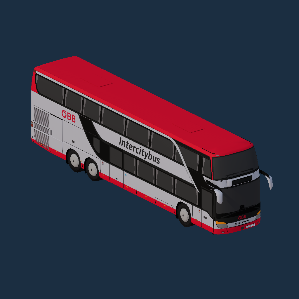 ÖBB Intercitybus - Setra S431DT (Euro 6) - Grundlack (Breite Tür)