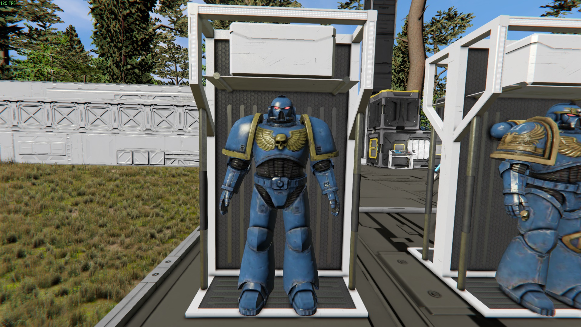 Warhammer 40k Ultramarine Swappable suit