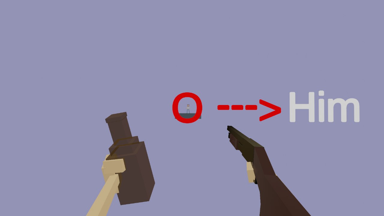 Go ahead, try to shoot him