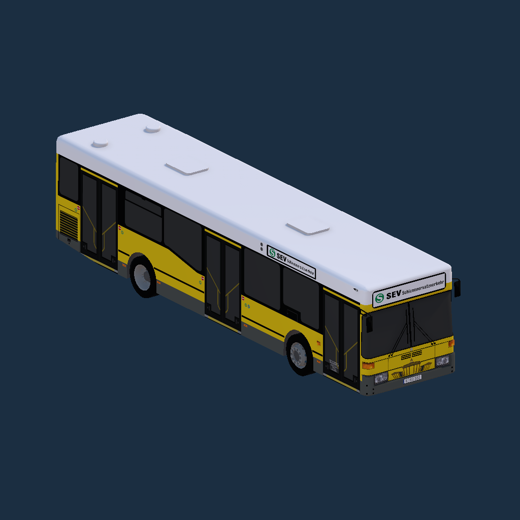 Der Tempelhofer - MB O405N2 (3D) - S-Bahn SEV - Corporate Design (ex. BVG)