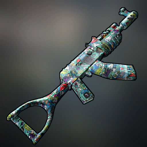Doodle Sticker AK47
