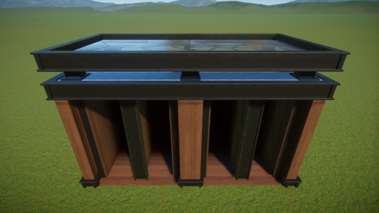 New World Double Toilet Block