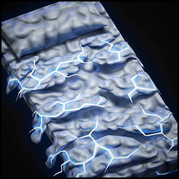 Storm Cloud Bed [TRANSPARENCY, Glow]