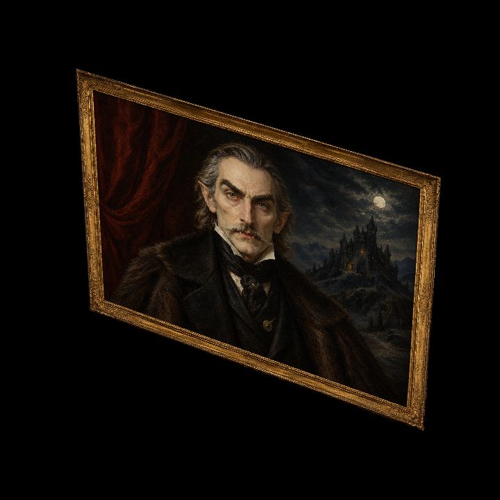 Painting, Dracula (Half-Fed) {2D}