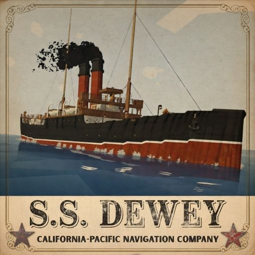 SS Dewey | 1892 Steamship