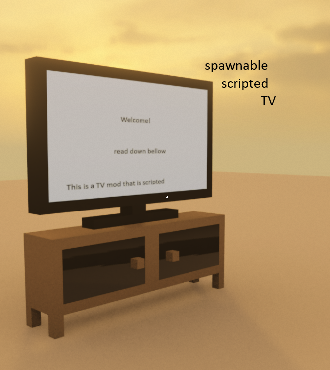 Spawnable OLED TV