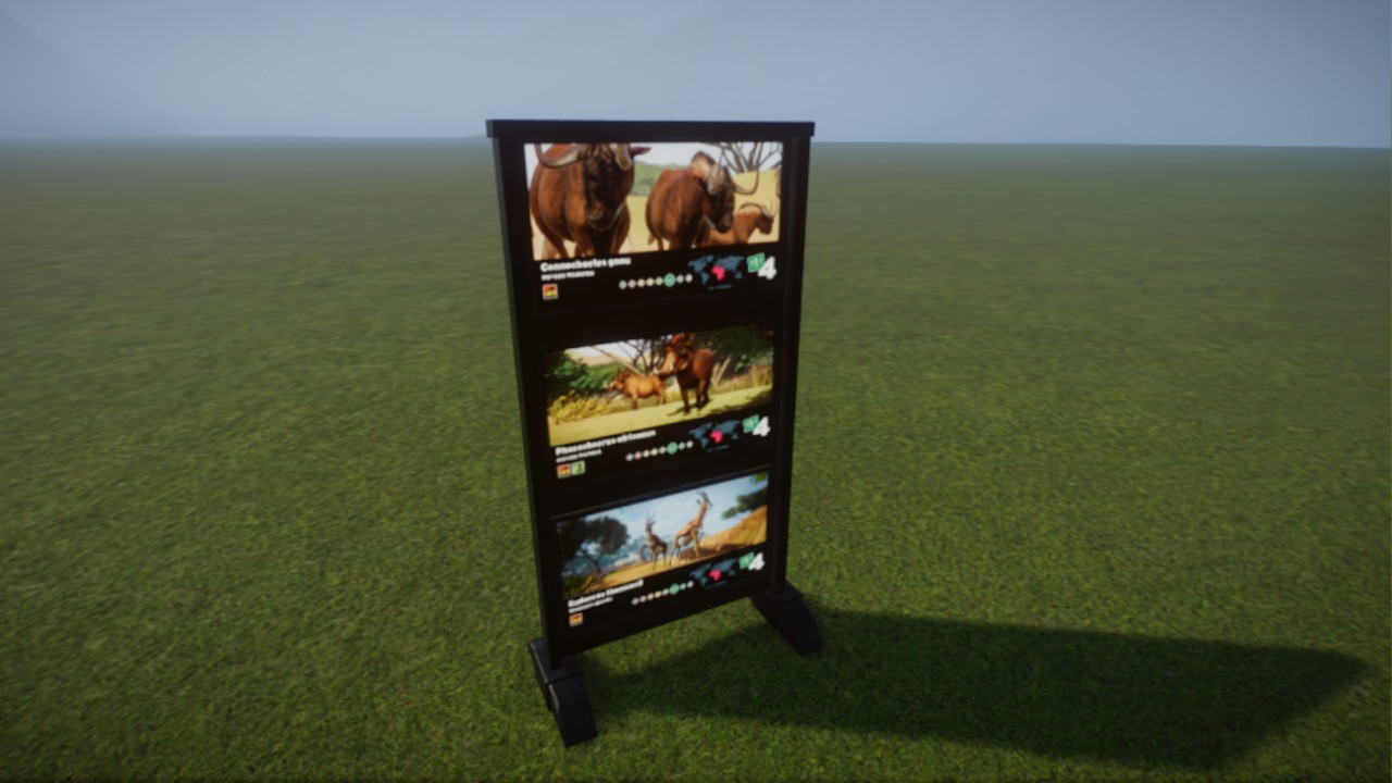 Education Stand for 3 animals