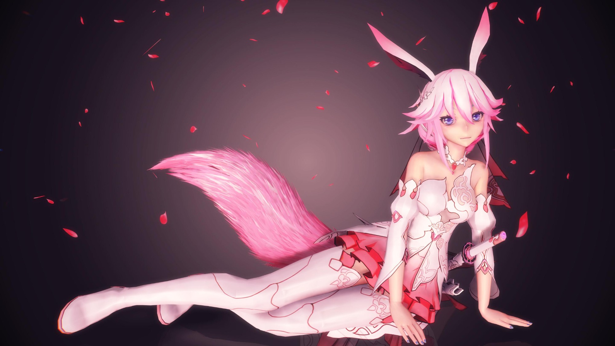 YSakura in Marriage Clothes from Honkai Impact preview