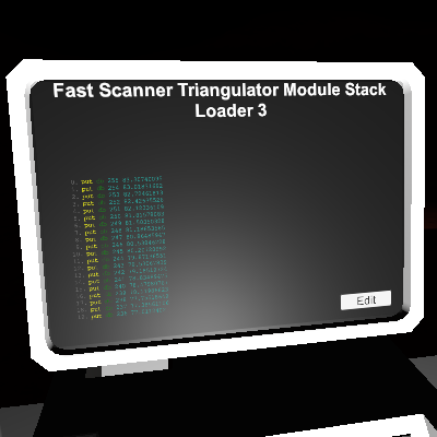Fast Scanner Triangulator Module Stack Loader 3