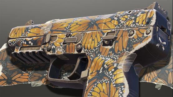 Five-SeveN | Paper Collage (Monarch)