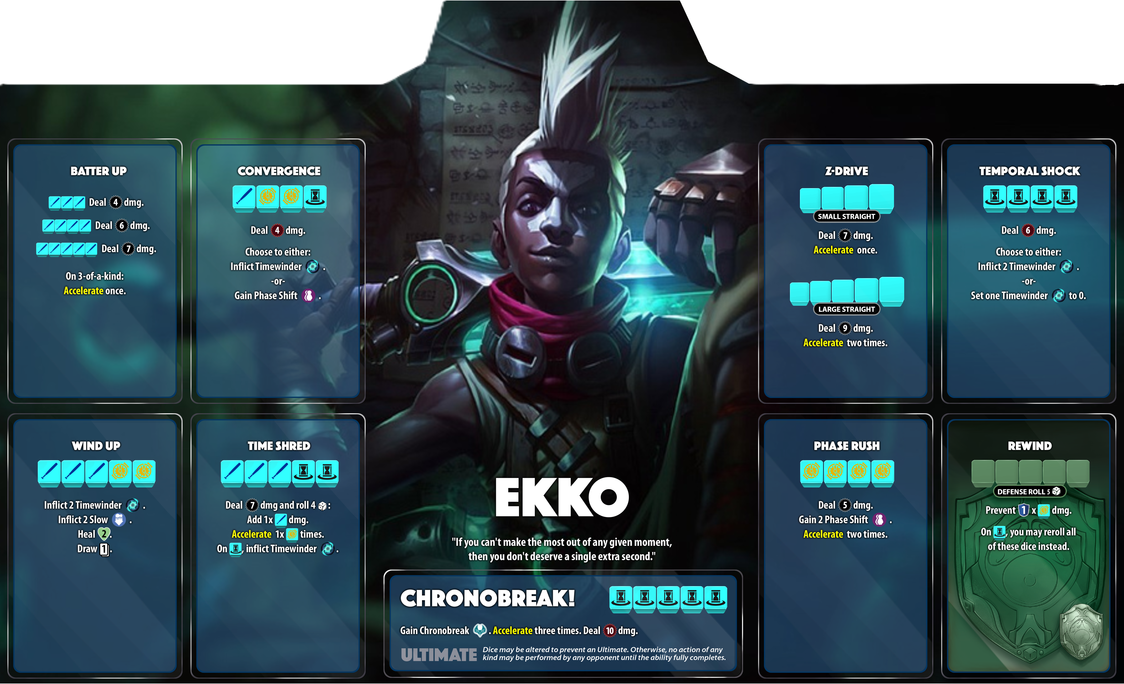Ekko - Dice Throne Homebrew preview