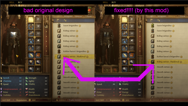 'Riding Cuirass - Blackened' Fix