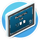 Blue Room Sign - Resolution Lab