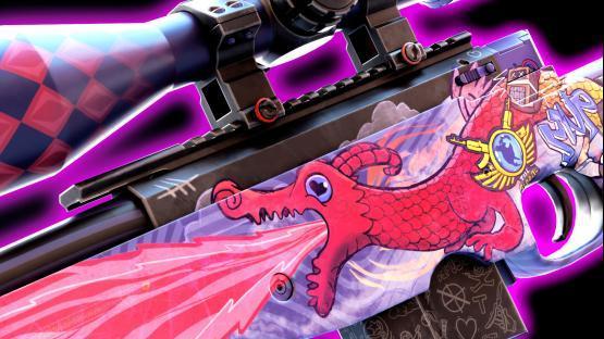 AWP l Doodle Lore (DRAGON GLITTER) Purple