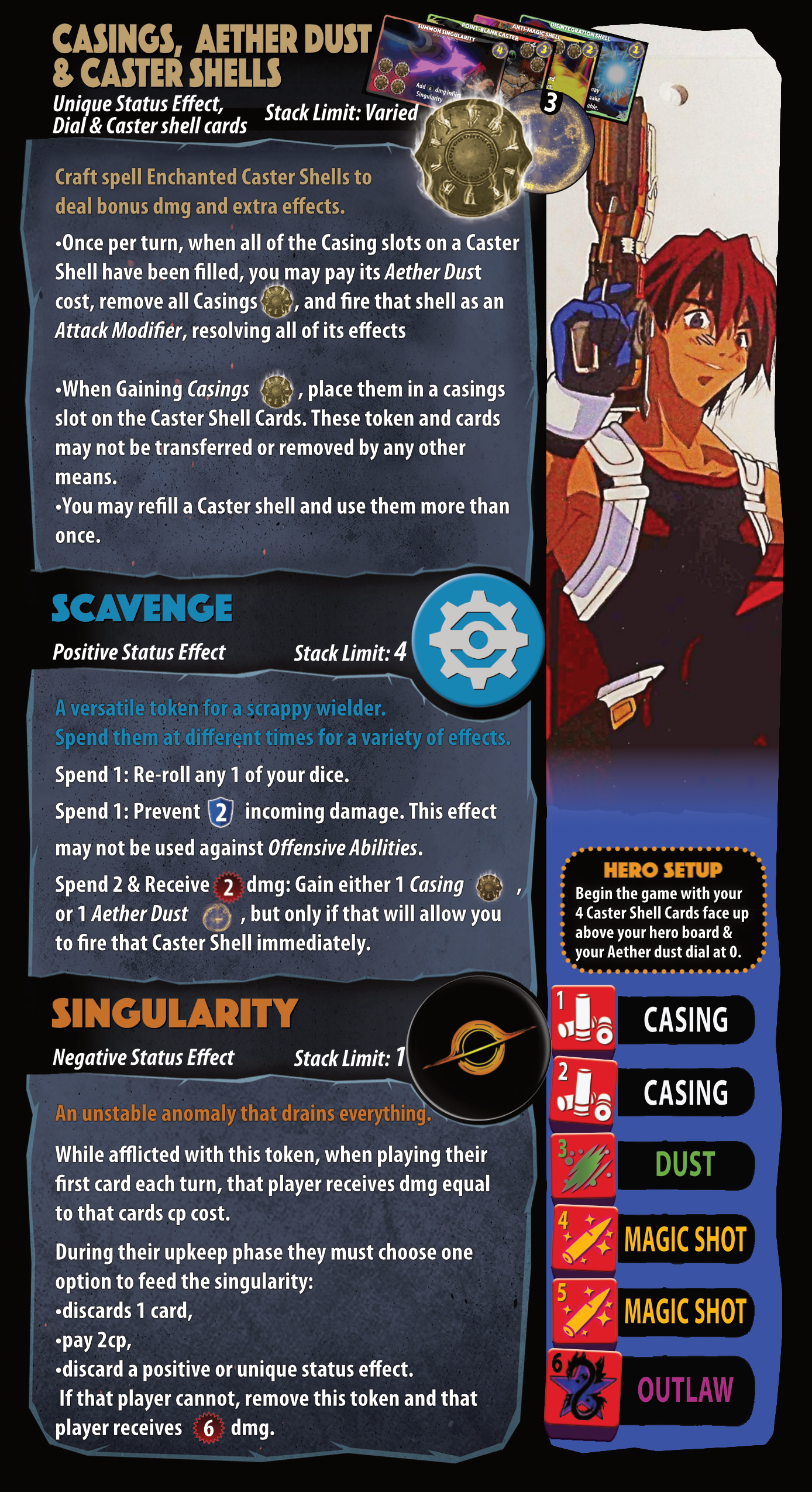 Gene Starwind: Dice Throne Homebrew by Hullk. Bran new untested