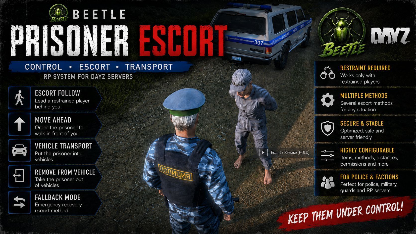 Beetle Prisoner Escort