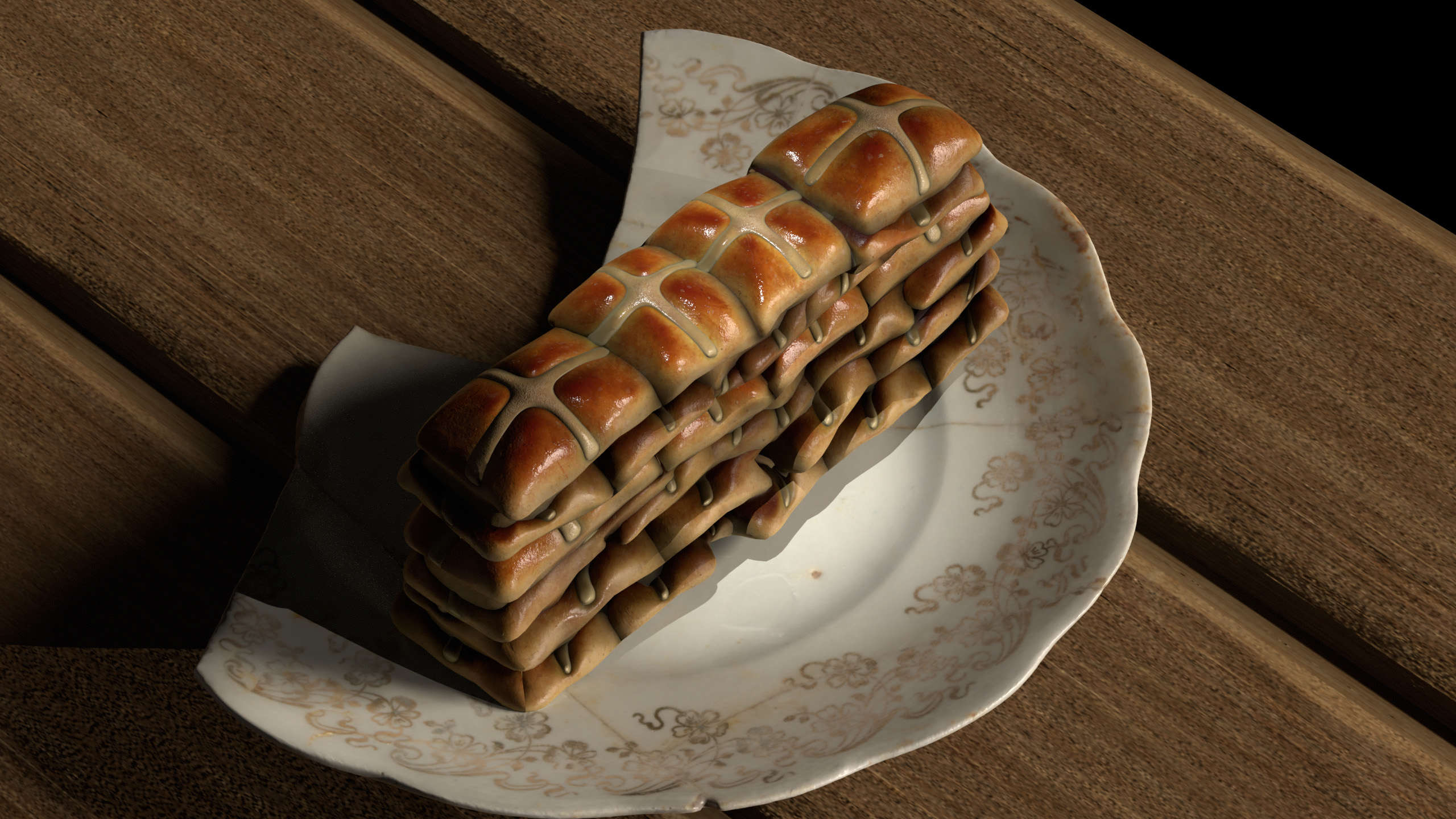 Hot Cross Buns Barricade screenshot 1