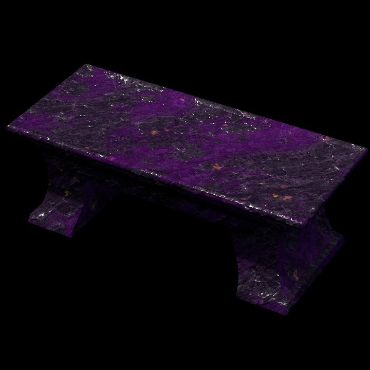 Table, Purple Obsidian