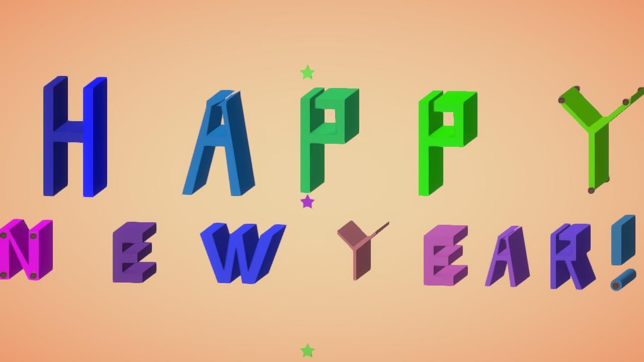 "happy new year" - said the brige