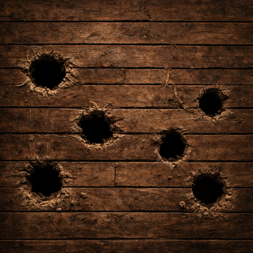 CANNON BALL HOLES