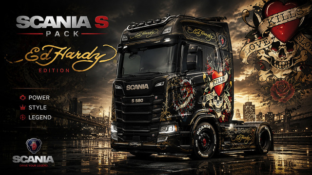 ed Hardy Scania S Pack