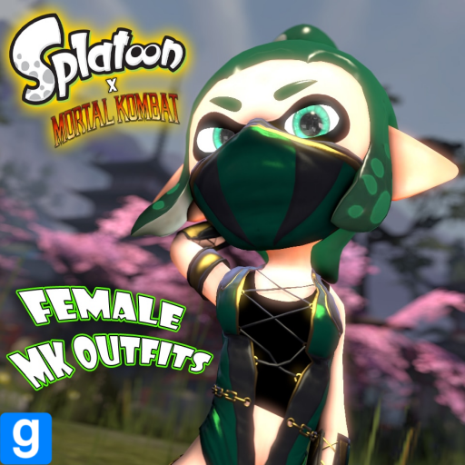 [Splatoon X Mortal Kombat] Kitana, Jade And Mileena Outfits