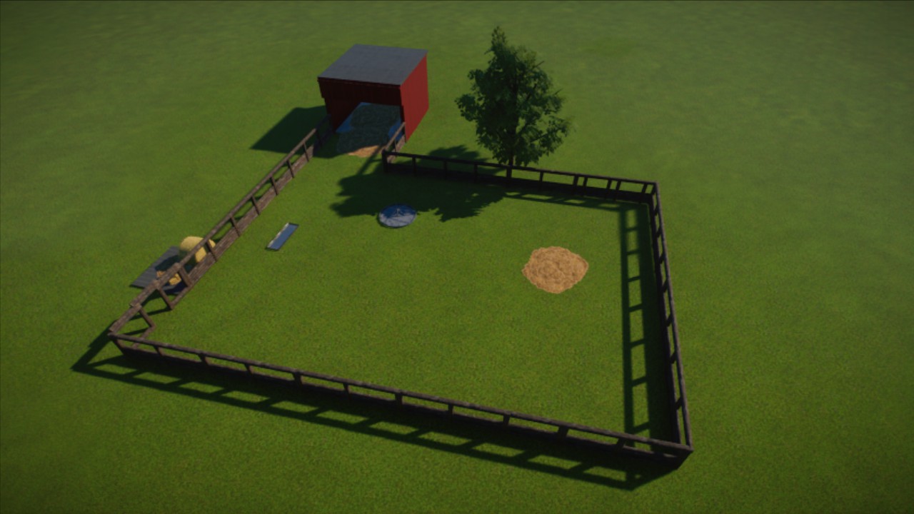 Corral for horses