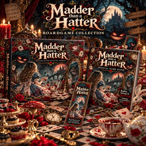 Madder than a hatter board game collection preview