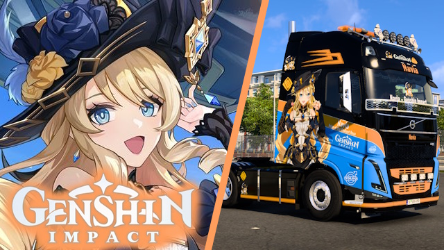 Volvo FH5 Navia - Genshin Impact Skin