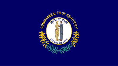 The flag of the state of Kentucky
