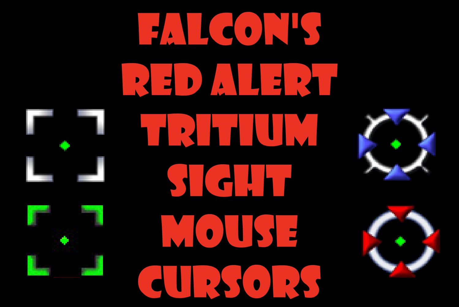 Falcon's Tritium Sight Mouse Cursors