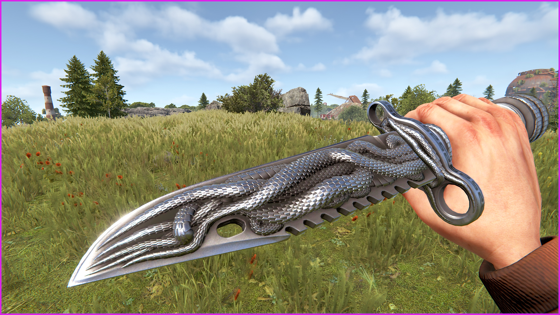Serpent Weave Combat Knife
