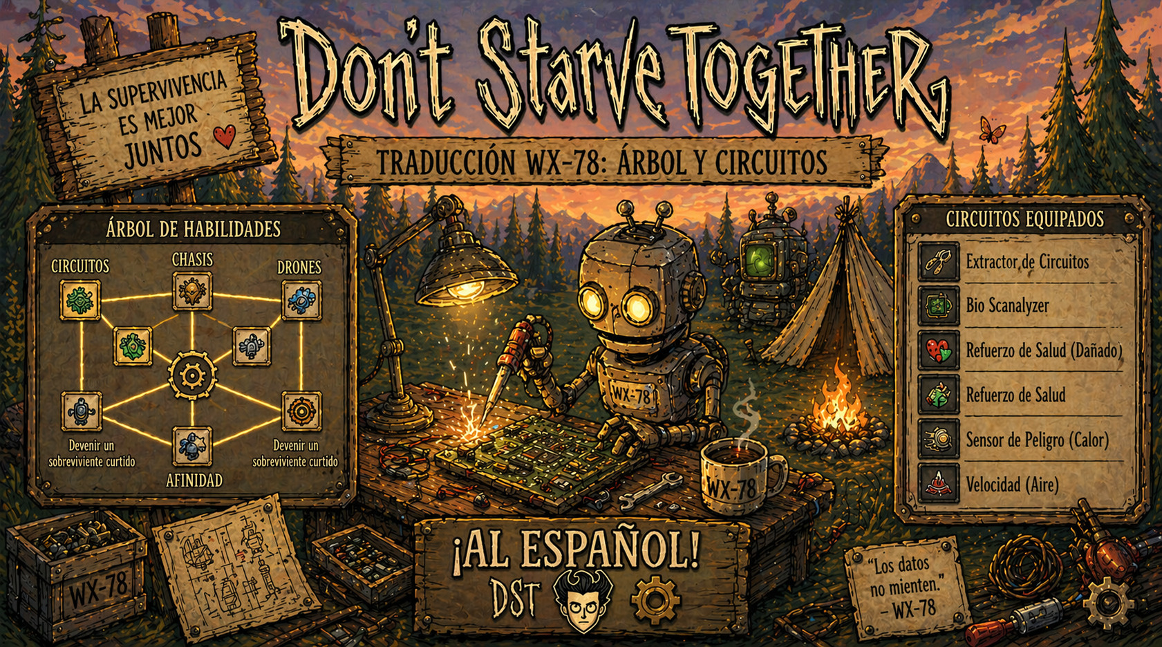 WX-78 Spanish (SkillTree + Circuits) – Don't Starve Together Mod