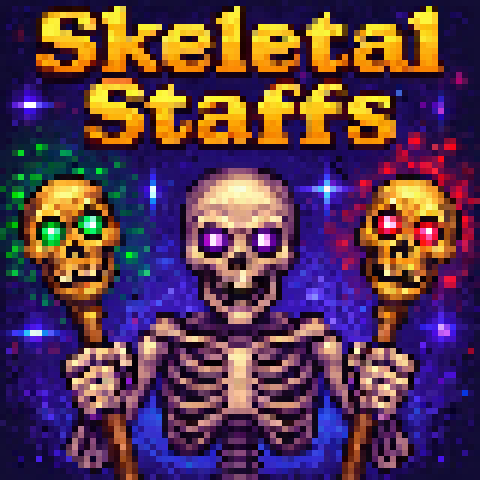 Skeletal Staffs – tModLoader Mod
