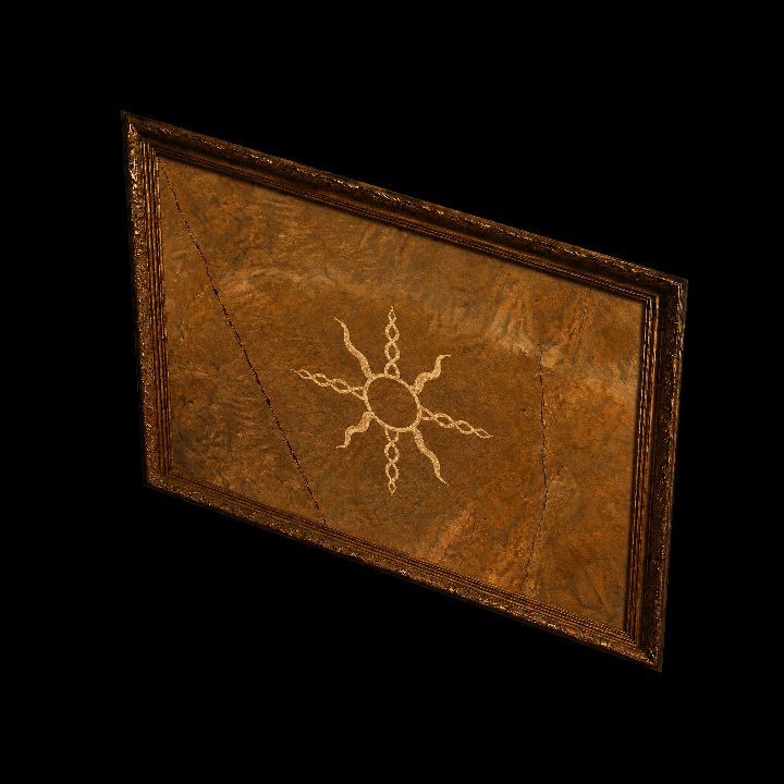Painting, Solar Petroglyph {2D}