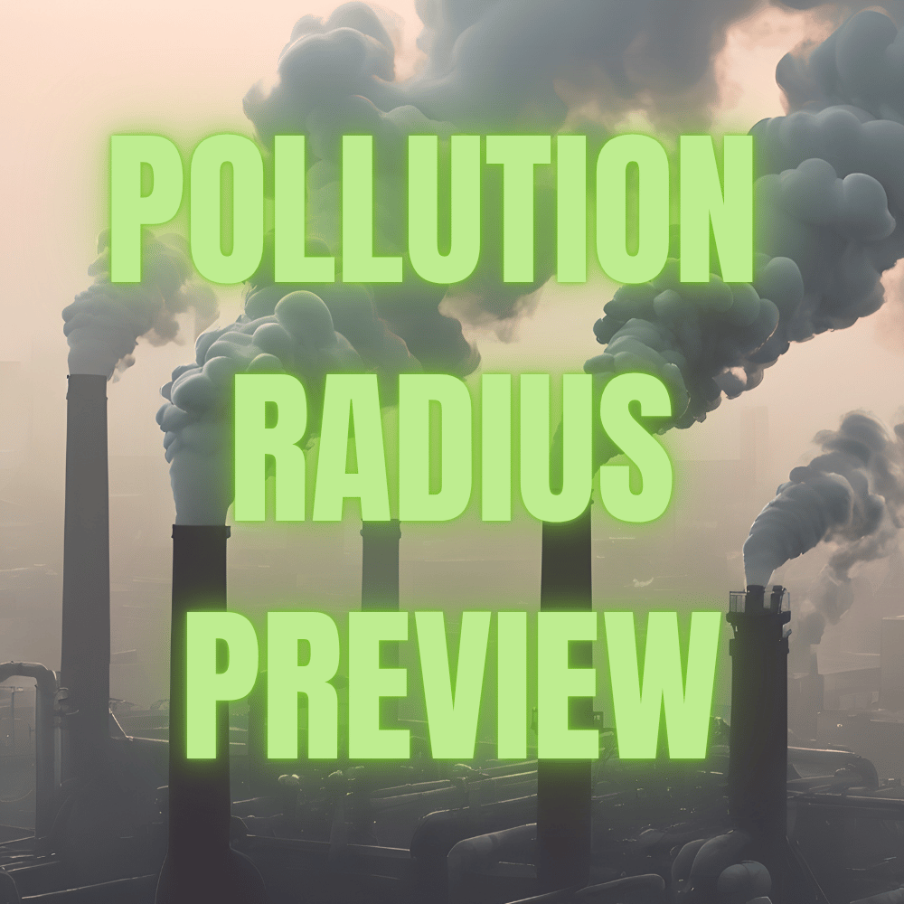 Pollution Radius Preview preview