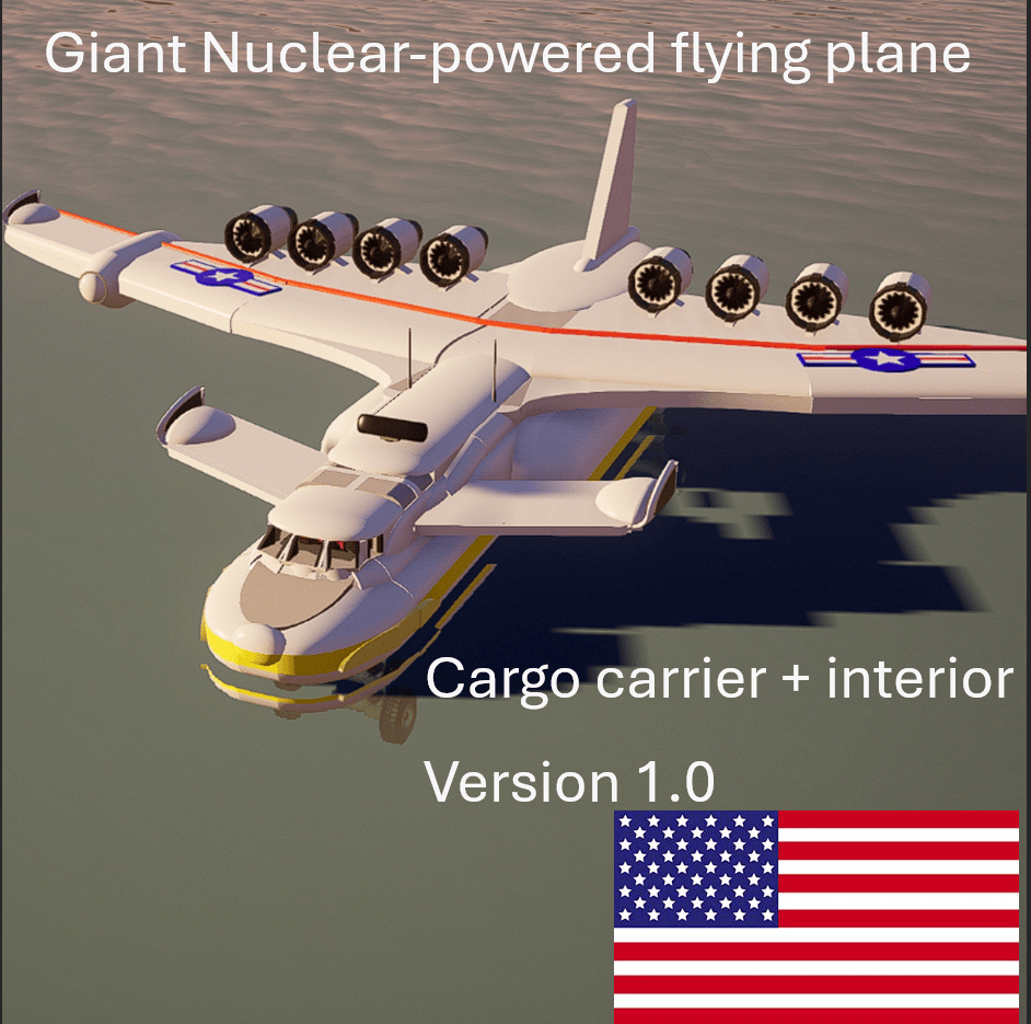 Giant Nuclear Flying Tung cargo plane